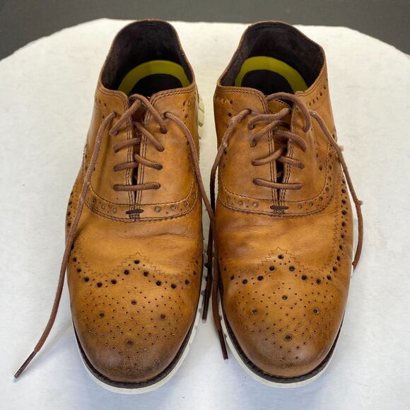 Cole Haan Other - Cole Haan Zerogrand Men’s Size 10.5 M Brown Leather Wingtip Oxford Shoes C14493